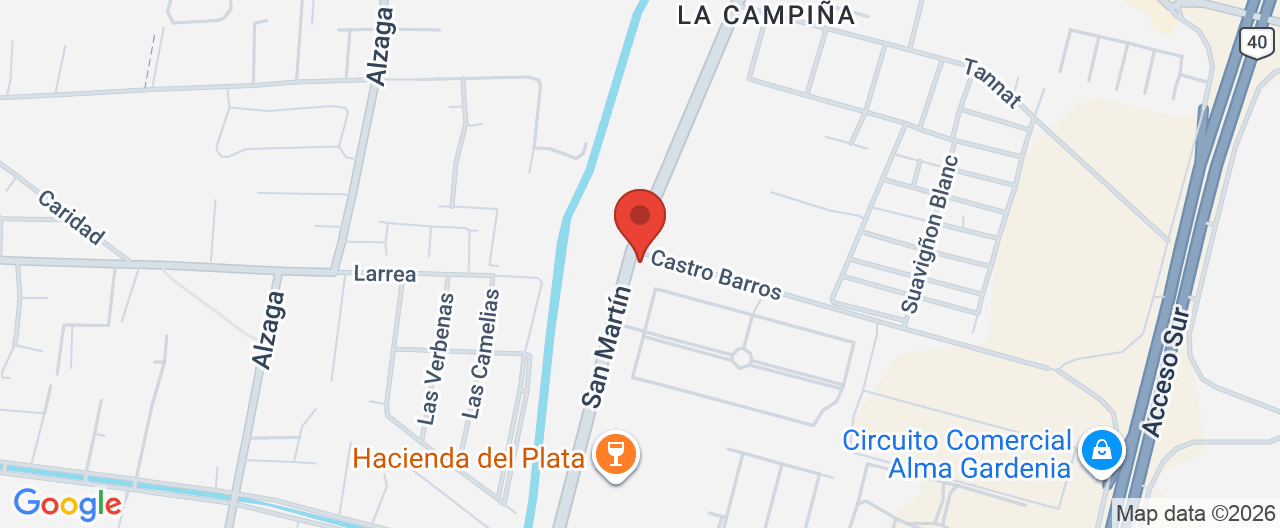 Mapa de la ubicación