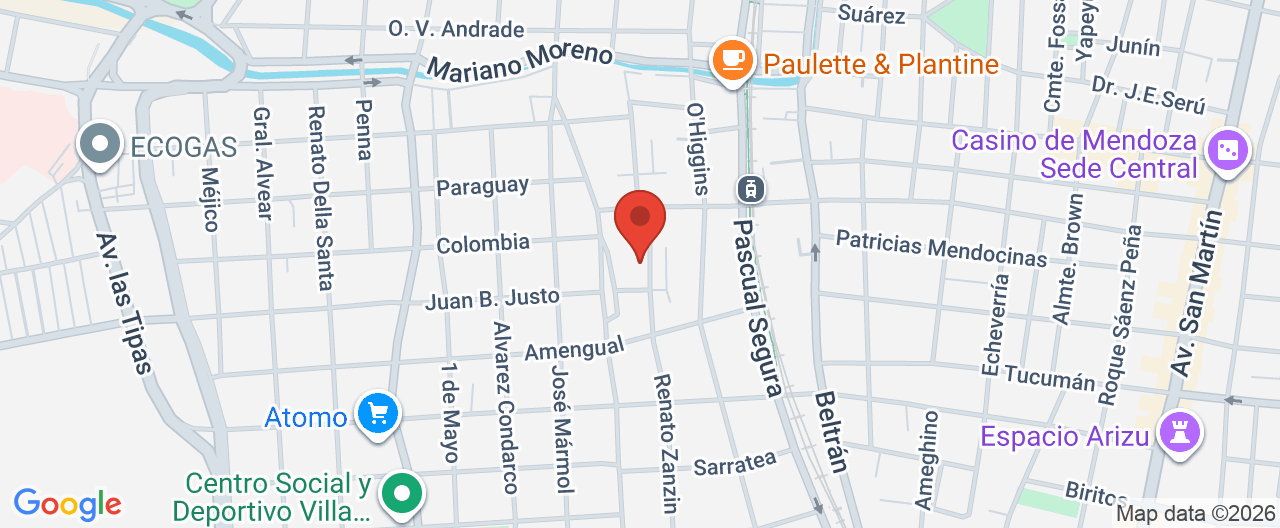 Mapa de la ubicación