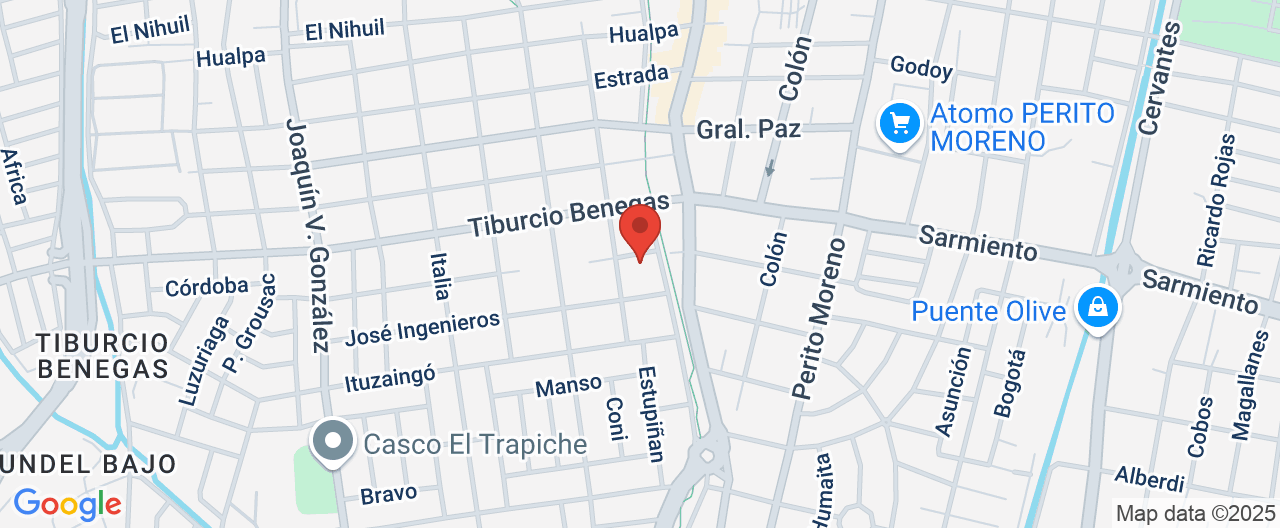 Mapa de la ubicación