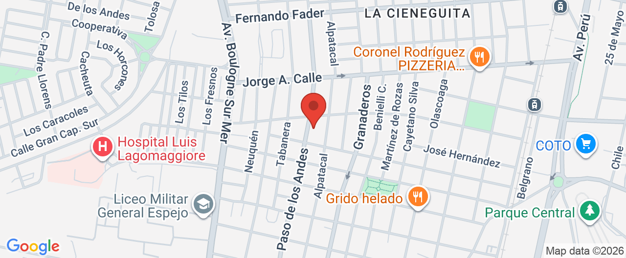 Mapa de la ubicación