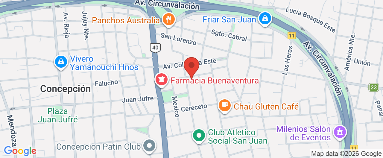 Mapa de la ubicación