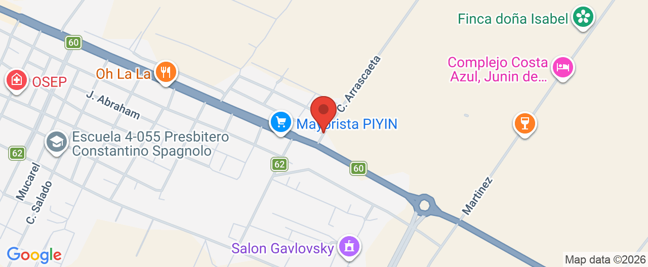 Mapa de la ubicación