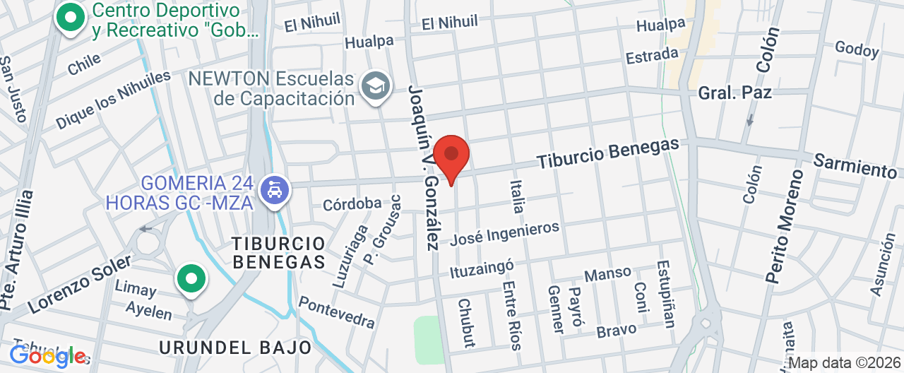 Mapa de la ubicación