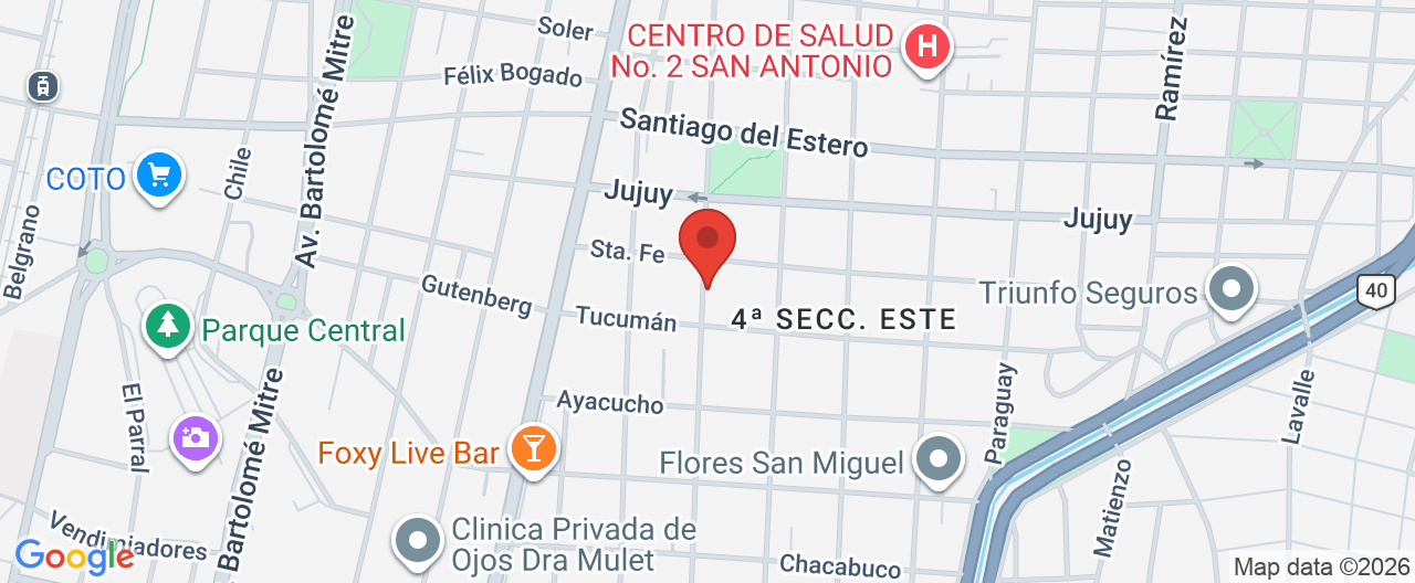 Mapa de la ubicación