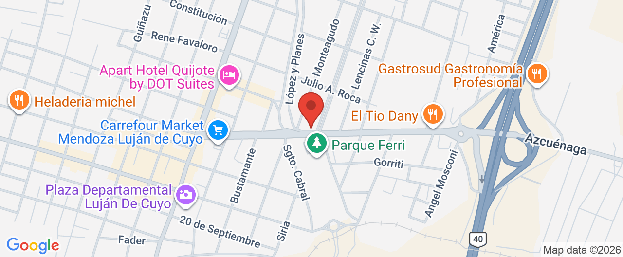 Mapa de la ubicación