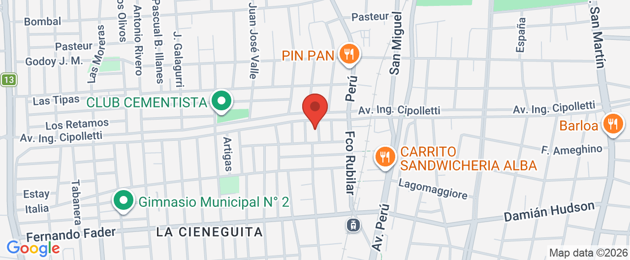 Mapa de la ubicación