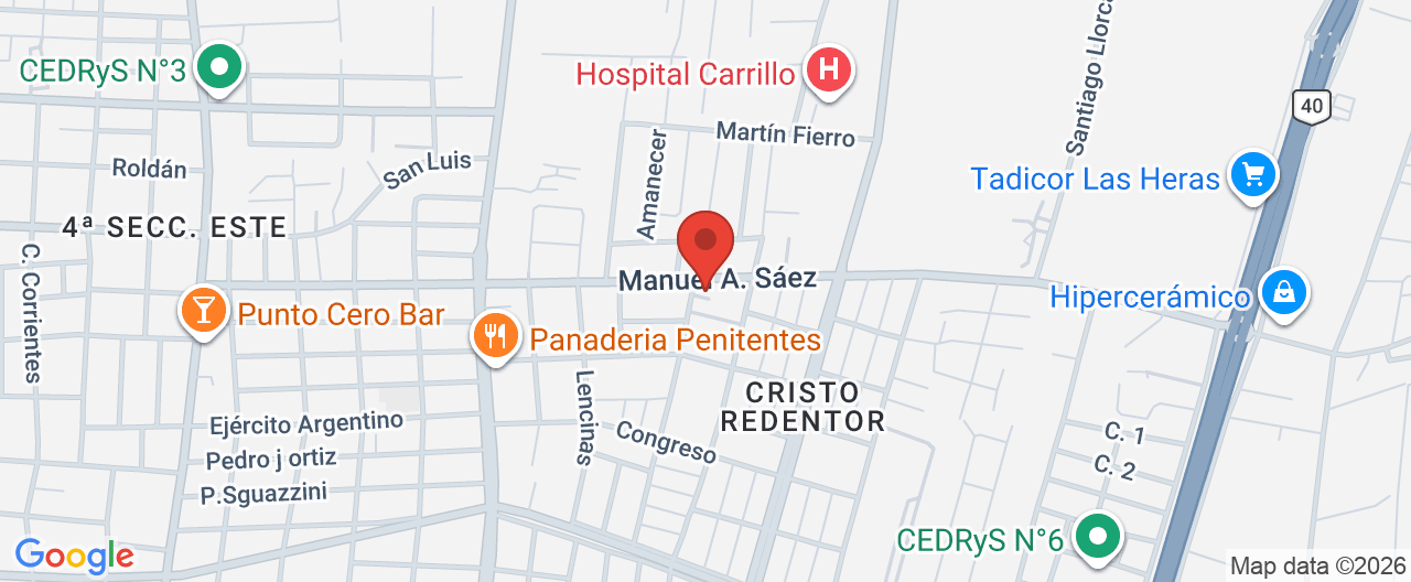 Mapa de la ubicación