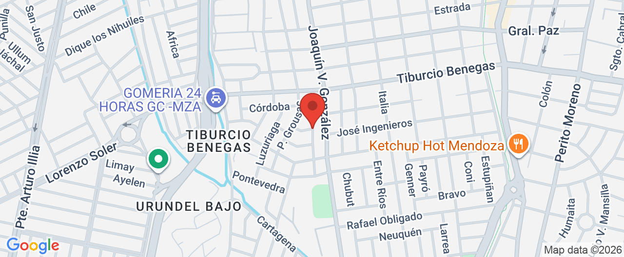 Mapa de la ubicación