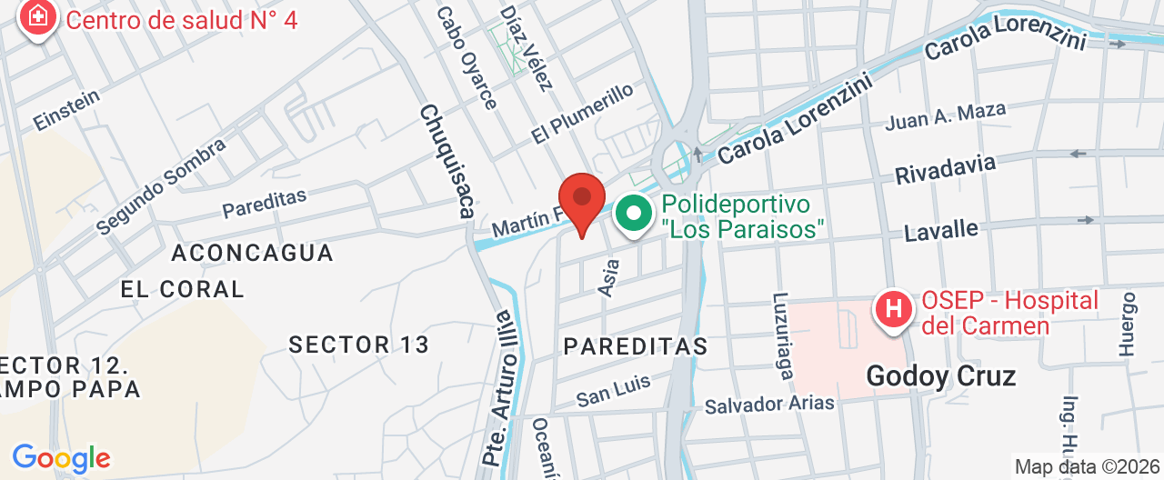 Mapa de la ubicación