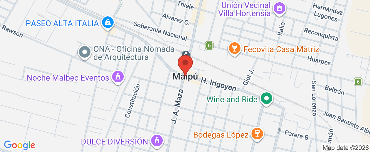 Mapa de la ubicación