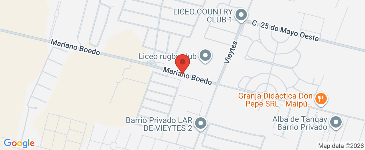 Mapa de la ubicación