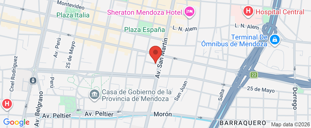 Mapa de la ubicación