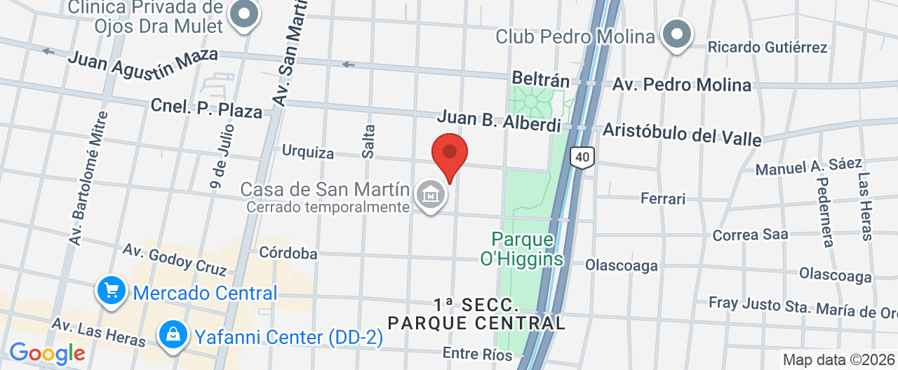 Mapa de la ubicación