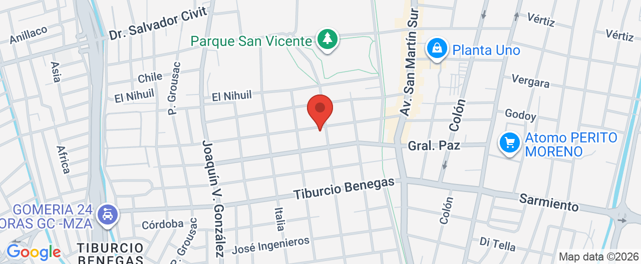 Mapa de la ubicación