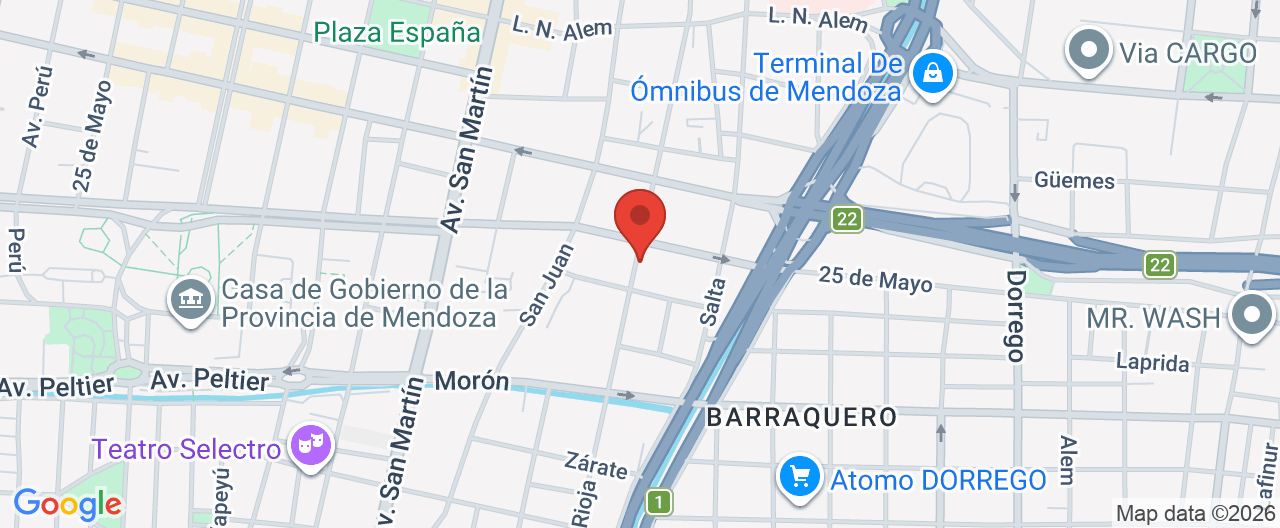 Mapa de la ubicación