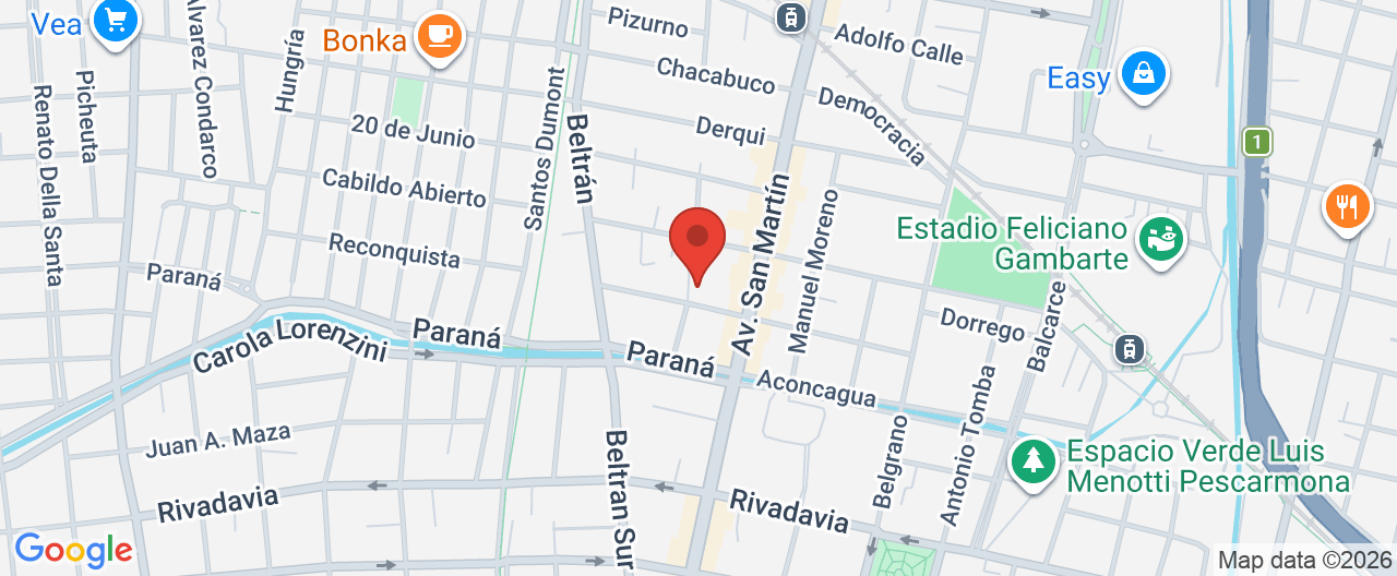 Mapa de la ubicación
