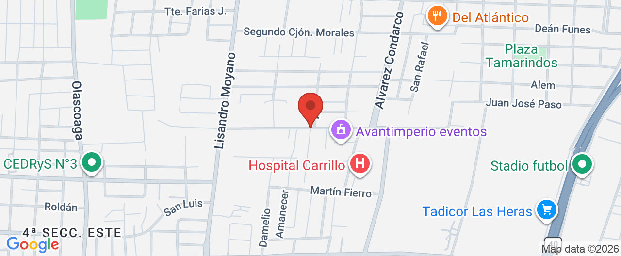 Mapa de la ubicación