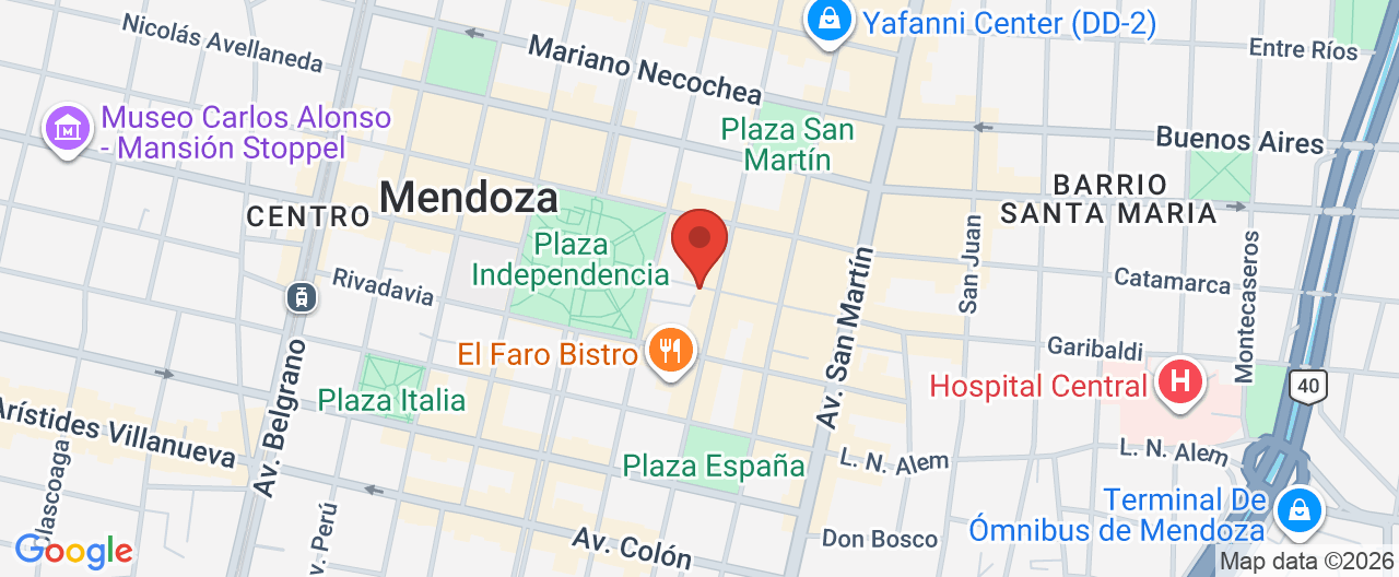 Mapa de la ubicación