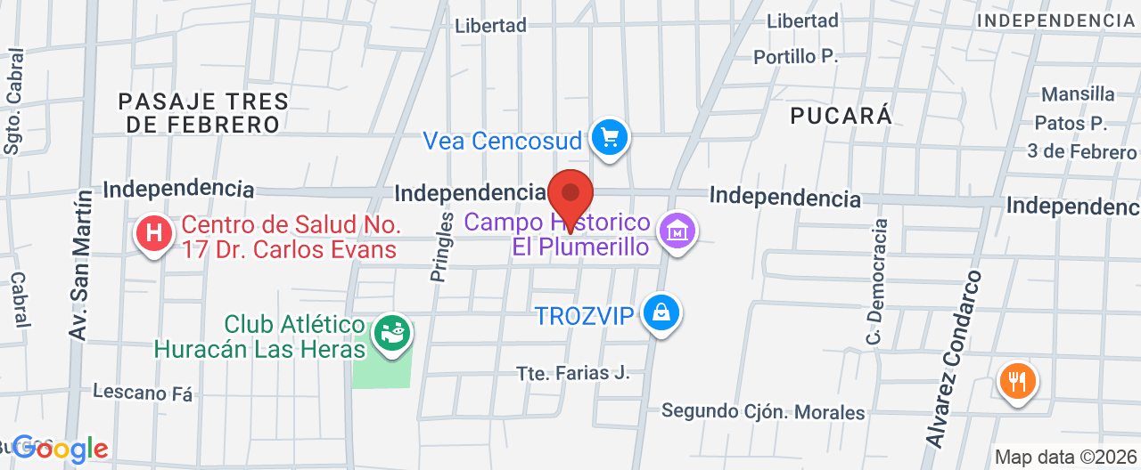 Mapa de la ubicación