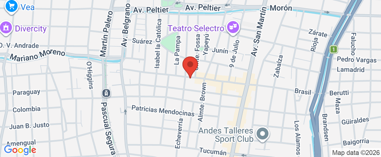 Mapa de la ubicación