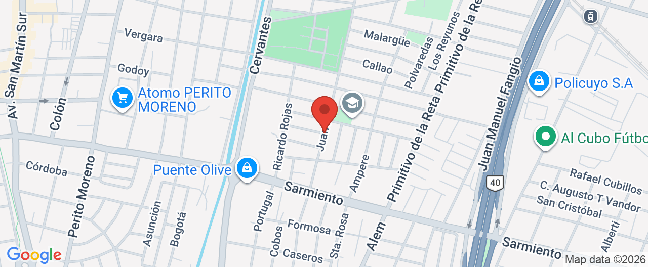 Mapa de la ubicación