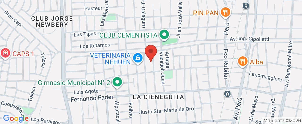 Mapa de la ubicación