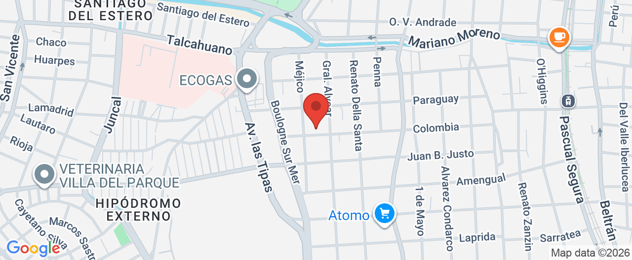 Mapa de la ubicación