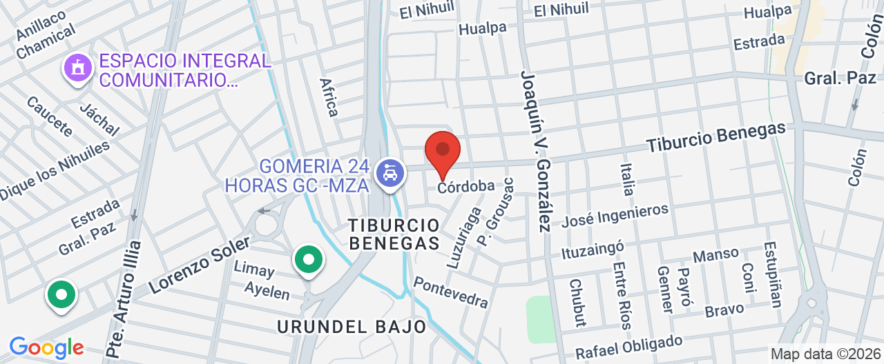 Mapa de la ubicación