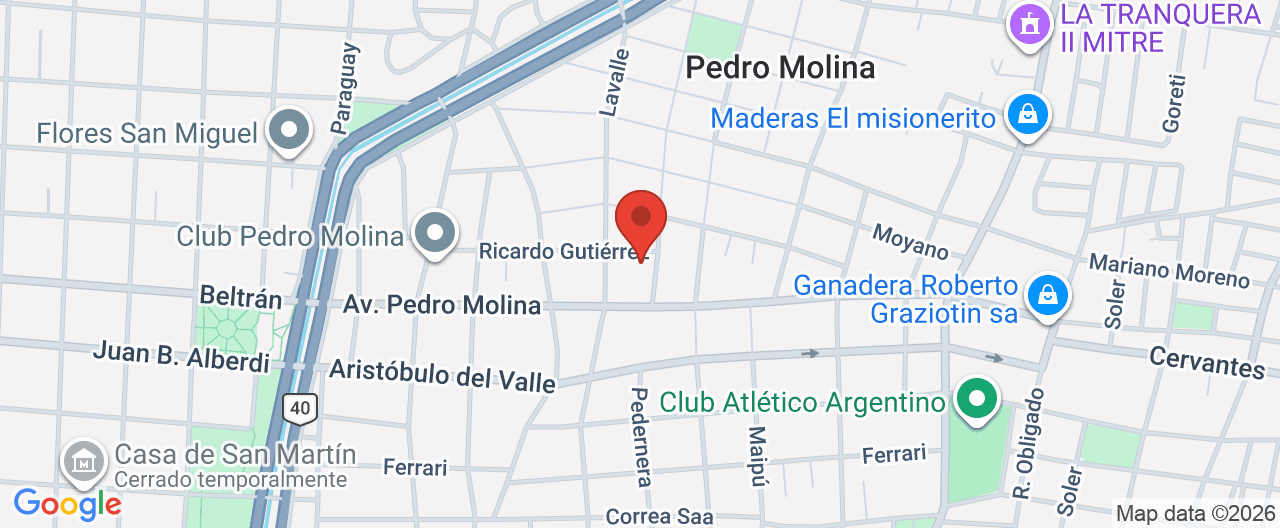 Mapa de la ubicación