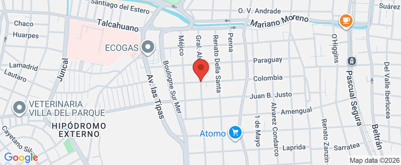 Mapa de la ubicación