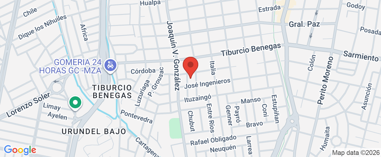 Mapa de la ubicación