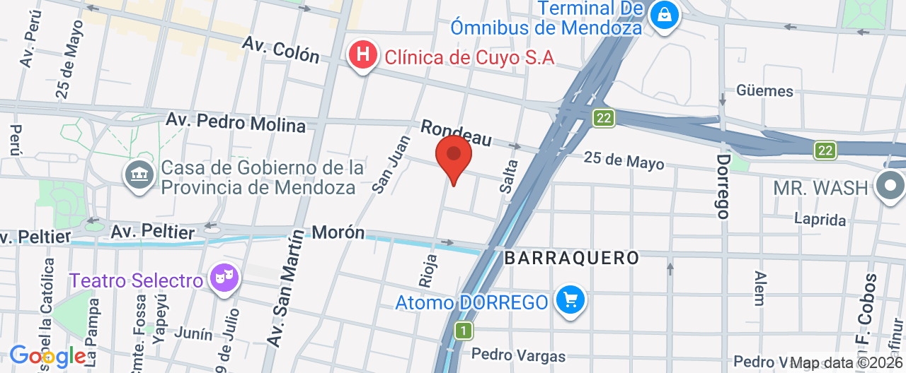 Mapa de la ubicación
