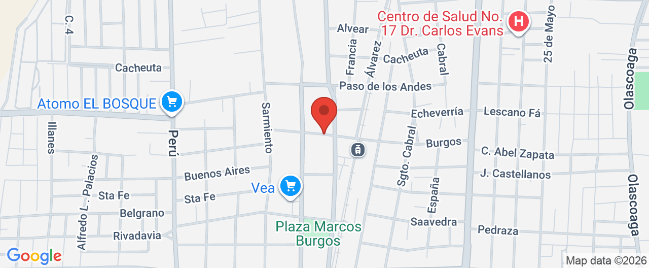 Mapa de la ubicación