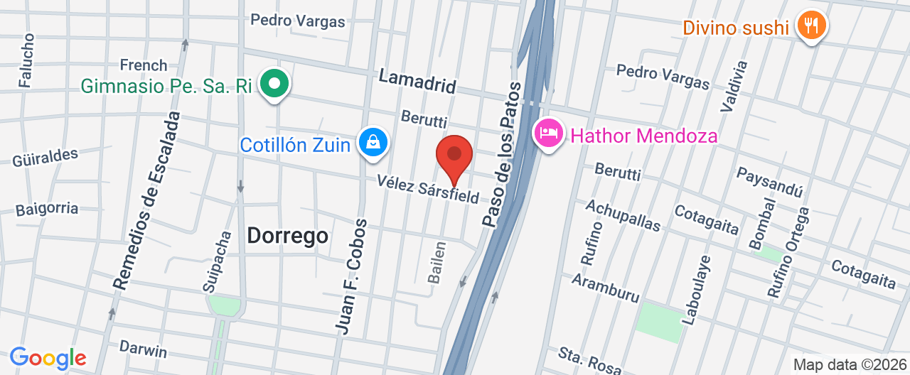 Mapa de la ubicación