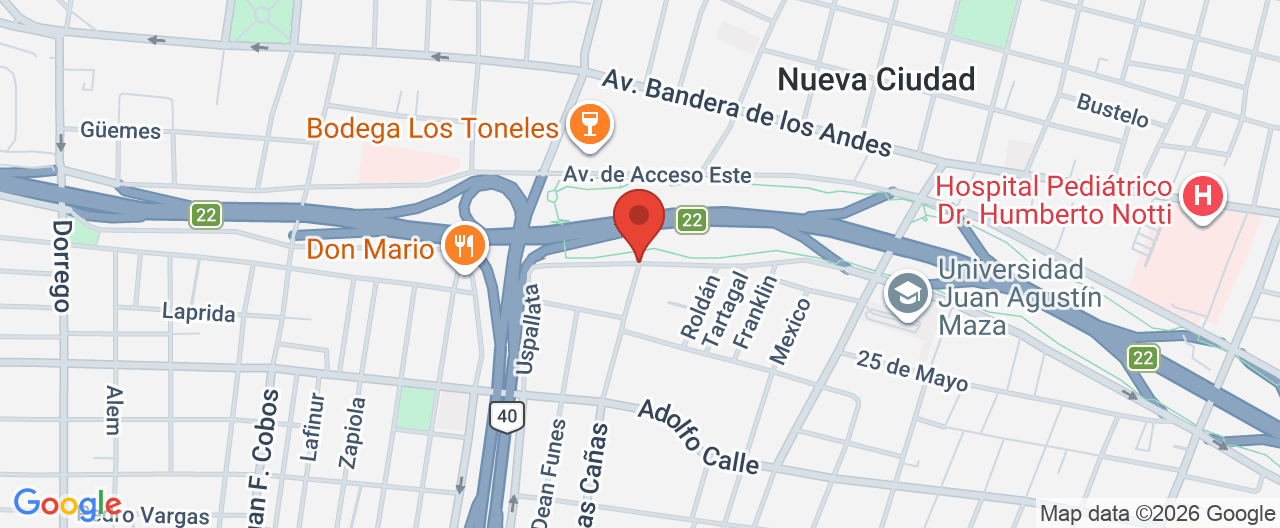 Mapa de la ubicación