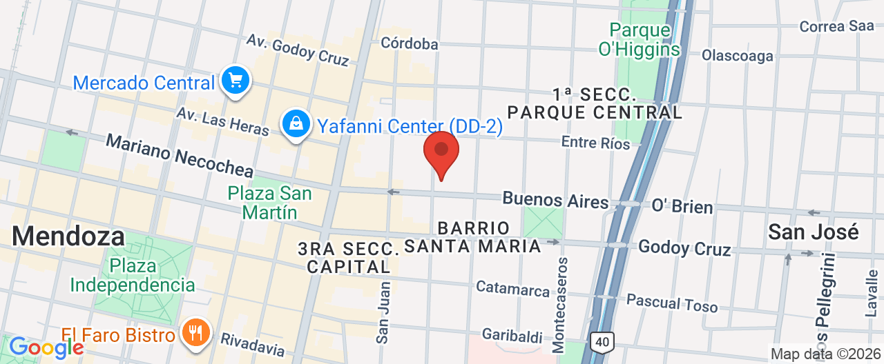 Mapa de la ubicación