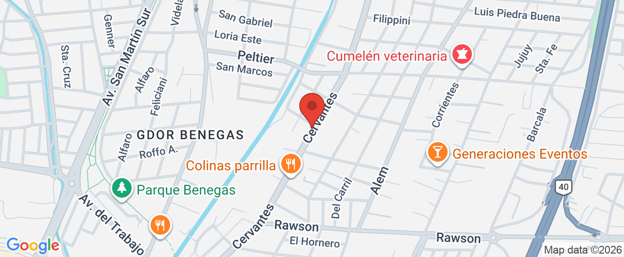 Mapa de la ubicación