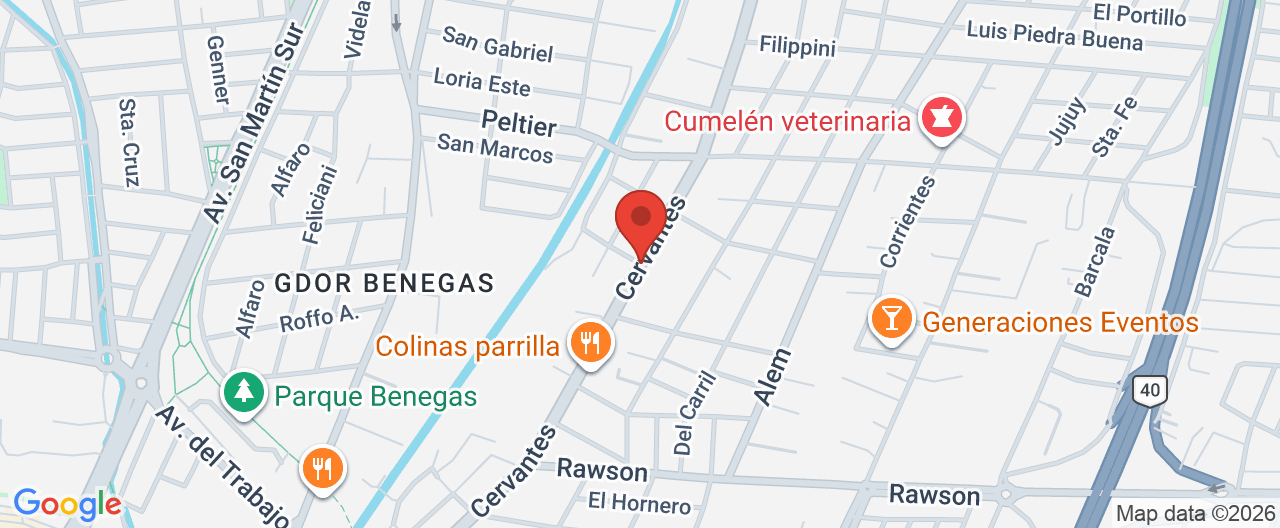 Mapa de la ubicación