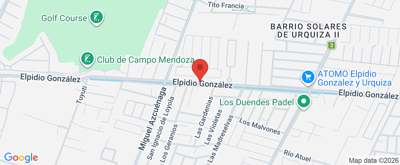 Mapa de la ubicación