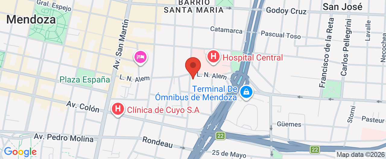 Mapa de la ubicación