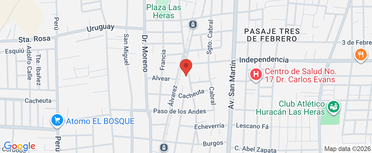 Mapa de la ubicación