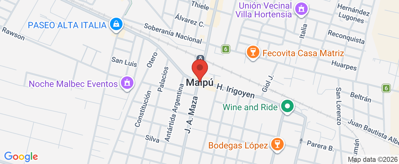 Mapa de la ubicación