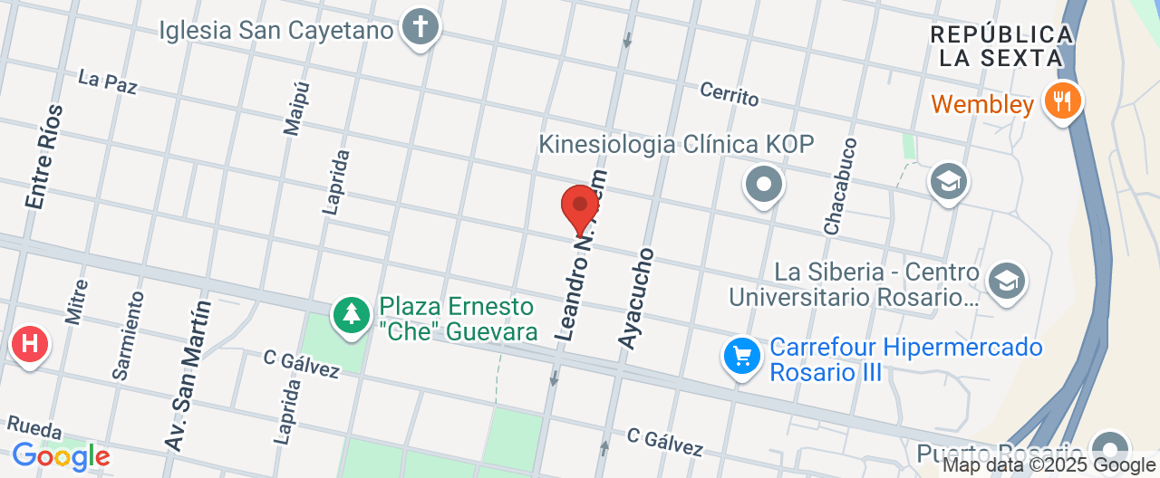 Mapa de la ubicación
