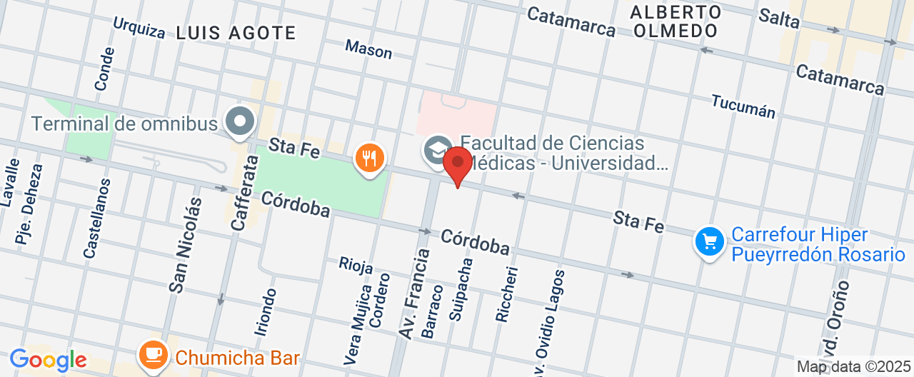 Mapa de la ubicación