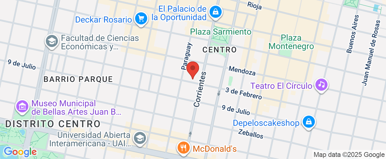 Mapa de la ubicación