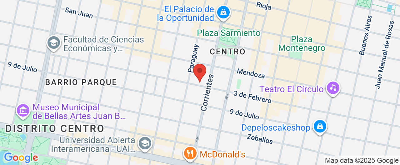 Mapa de la ubicación