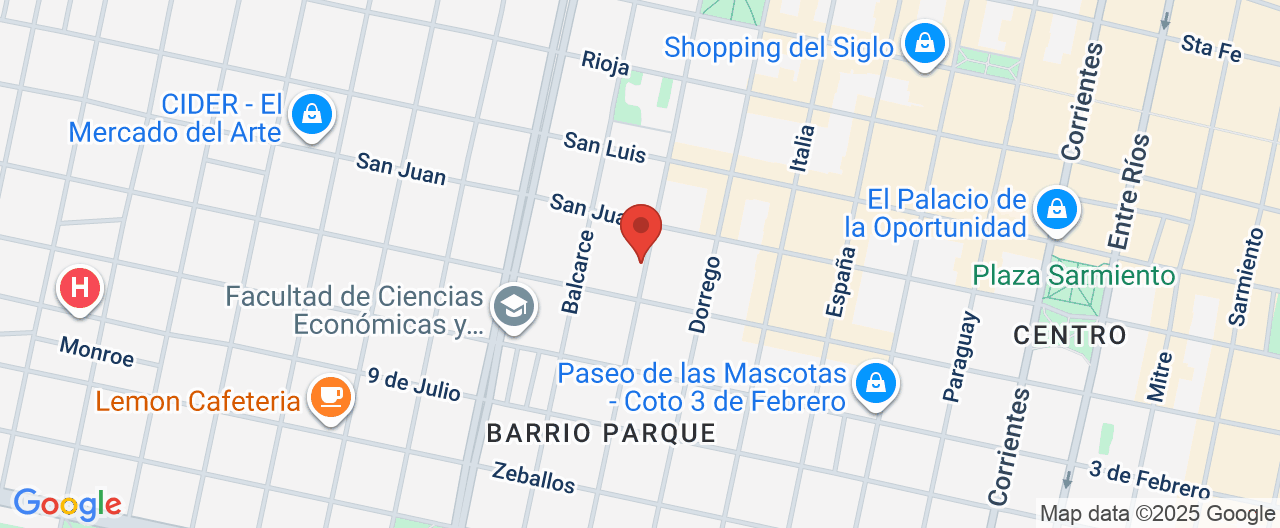 Mapa de la ubicación
