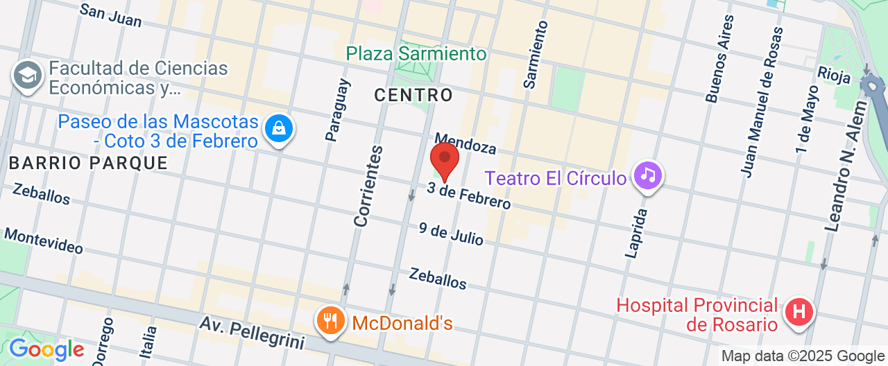 Mapa de la ubicación