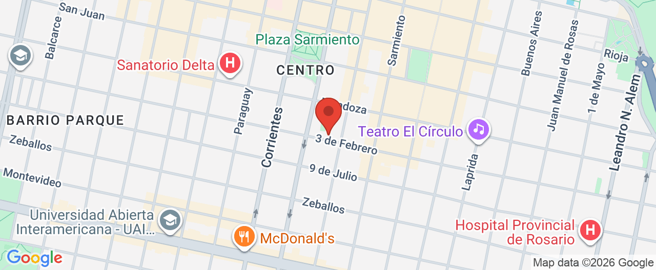 Mapa de la ubicación
