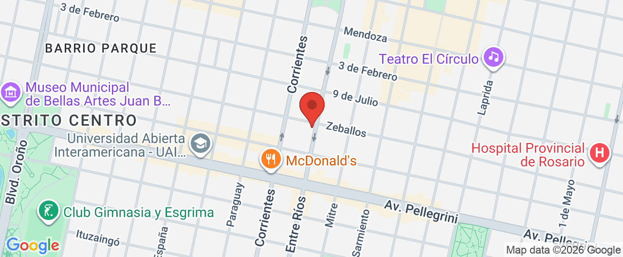 Mapa de la ubicación